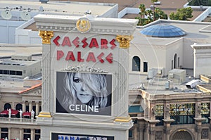 Caesars Palace, McCarran International Airport, building, advertising, facade, window