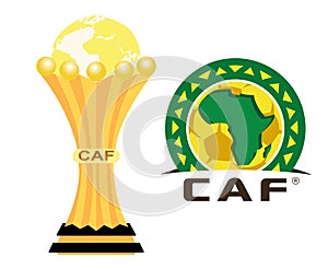 Can Cameroon 2021, Caf Logo Symbol African Cup Football Trophy