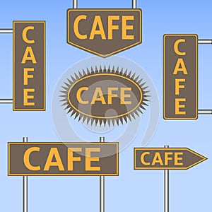 Cafe banners