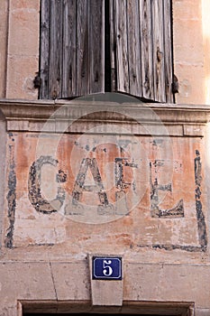 Cafe in Bonnieux