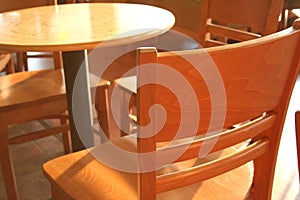Cafe chair photo