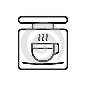 Cafe Icon - Cafe Bill Board Icon