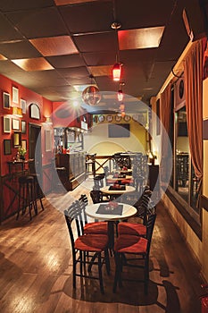 Cafe Interior Retro Design