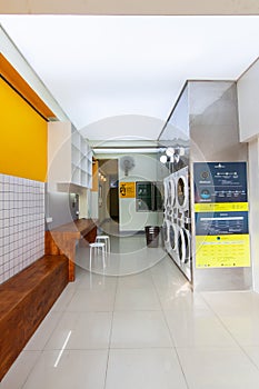 The cafe laudromat in Thailand