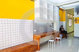 The cafe laudromat in Thailand