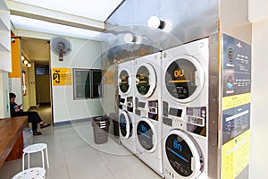 The cafe laudromat in Thailand