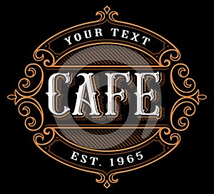 Cafe logo design.