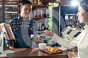 Cafe payment contactless nfs