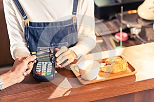 Cafe payment contactless nfs