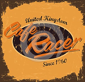 Cafe racer - vintage design