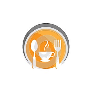 Cafe & resto logo vector icon