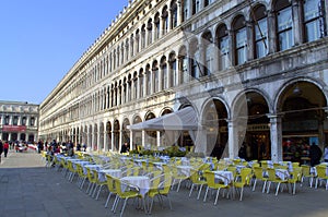 Cafe at Saint Mark square,Venice