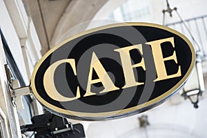 Cafe sign photo