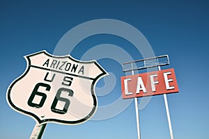 Cafe sign in Arizona.