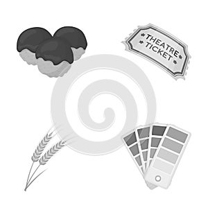 Cafe, trade, industry and other web icon in monochrome style.makeup, decorations, business icons in set collection.