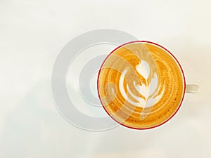 Cafe latte Minimalist