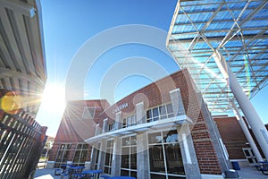 Cafeteria at High School