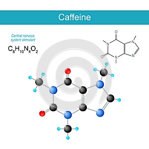 caffeine molecule