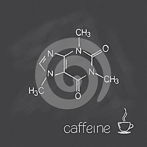 Caffeine molecule