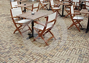 Café – tables and chairs