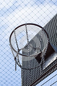 Cage bball hoop 02