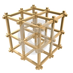 Cage frame sturcture