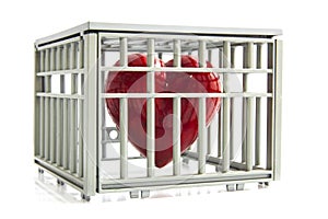 Caged heart