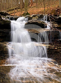 Cagle's Mill Dam Waterfall, Indiana photo