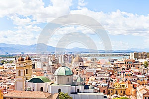 Cagliari panoramic view, Sardinia, Italy