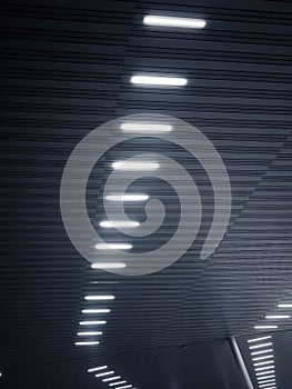 Cahaya lampu di bandara