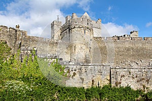 Cahir castle fortified walls photo