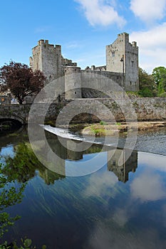 Cahir castle reflection