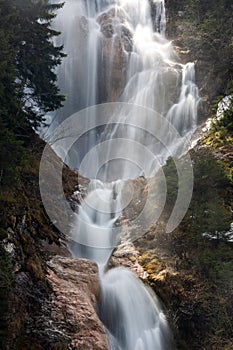 Cailor waterfall, Maramures county, Romania photo