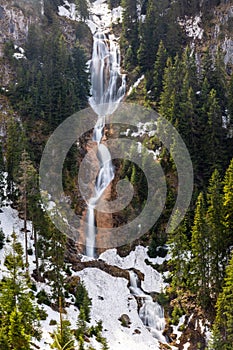 Cailor waterfall, Maramures county, Romania