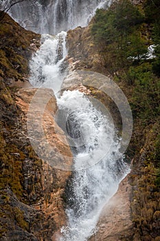 Cailor waterfall, Maramures county, Romania photo