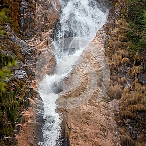 Cailor waterfall, Maramures county, Romania photo