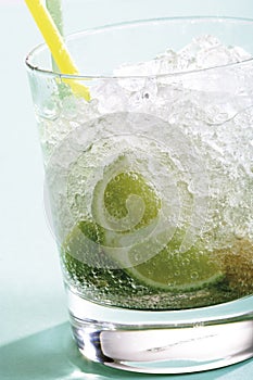 Caipirinha drink, close-up