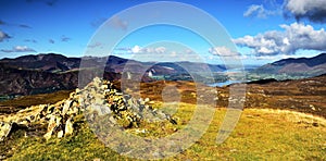 Cairn on Bleaberry Fell