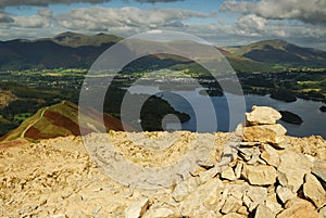 Cairn on Cat Bells