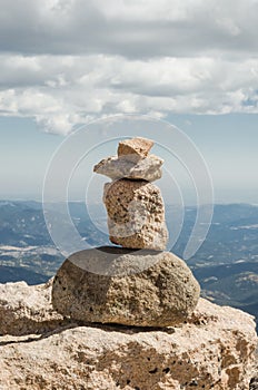 Cairn on Mount Evans