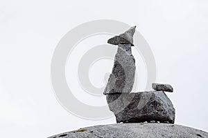 Cairn in the Peruvian Andes