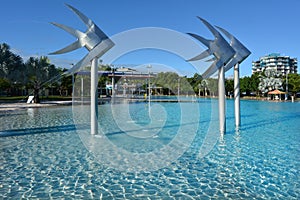 Cairns Esplanade Swimming Lagoon in Queensland Australia