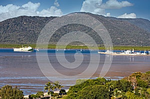 Cairns harbour and boats, North Queensland Australia