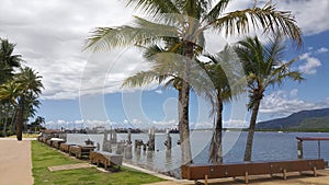 Tropical Cairns Pier North Queensland Australia photo