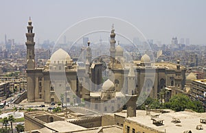 Cairo city and a big mosque
