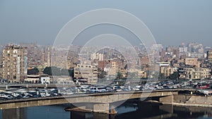 Cairo heavy traffic time lapse