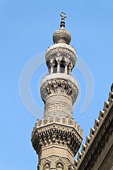 Cairo, the minaret of the ar-rifai mosque