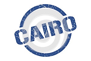 Cairo stamp. Cairo grunge round isolated sign.