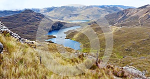 Cajas National Park, Ecuador, trail close to Mirador Tres Cruces