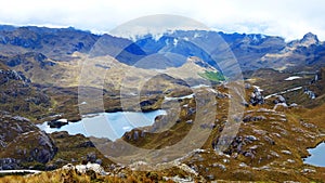 Cajas National Park, Mirador Tres Cruces, Ecuador